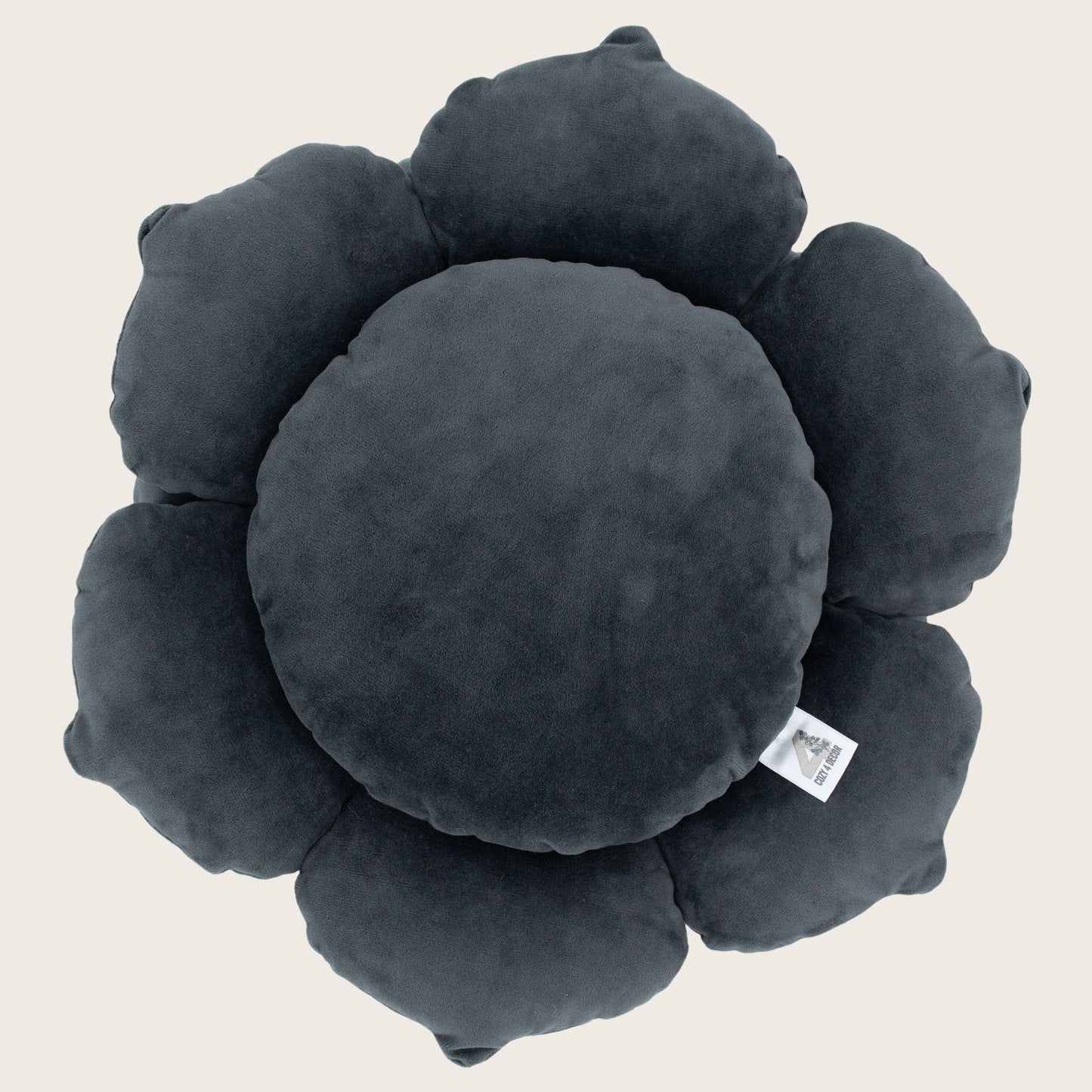 Charcoal Succulent Pillow